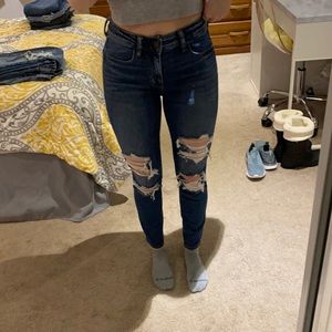 American eagle high rise skinny jeans